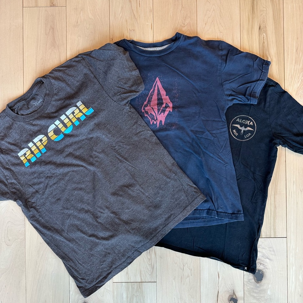 Rip Curl/Vlocum/Quicksilver Kids Graphic T-Shirt lot